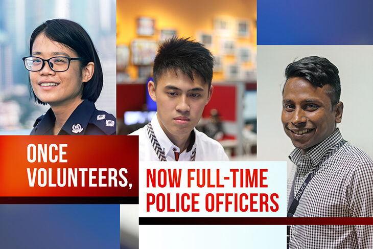 Once Volunteers, Now Full-time Police Officers